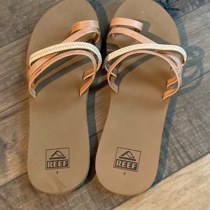 Reef Women BLISS MOON NATURAL sandals! Size 9 very comfy only worn once or twice